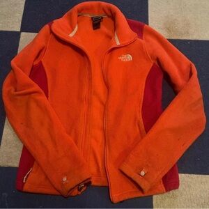The North Face Women's Orange Fleece Jacket